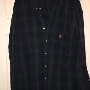 Ralph Lauren Golf Plaid Button-Down